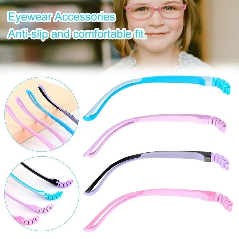 Silicone Replacement Glasses Arms 0