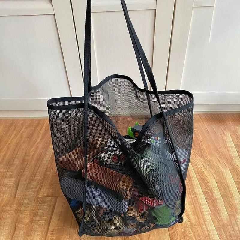 Lightweight Mesh Shoulder Handbag 1