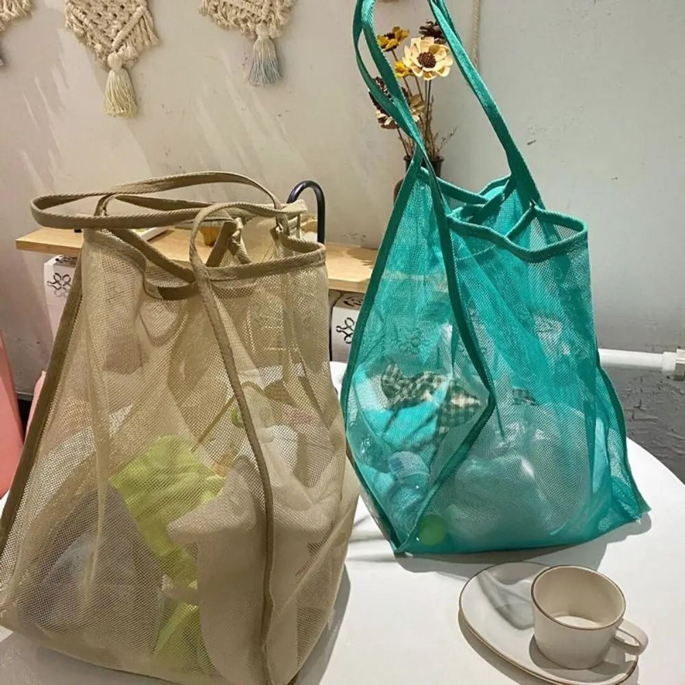 Lightweight Mesh Shoulder Handbag 3