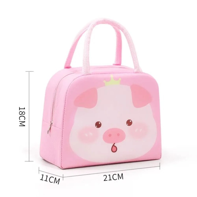 Insulated Cartoon Character Lunch Handbag 17