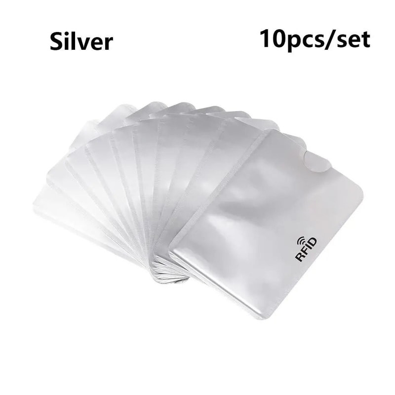 RFID Blocking Credit Card Shield Sleeves 10