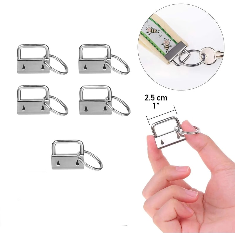 Professional Keychain Tail Clip Hardware Set 4