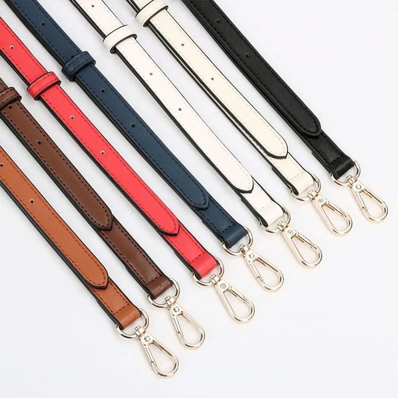 Adjustable Genuine Leather Shoulder Strap 1