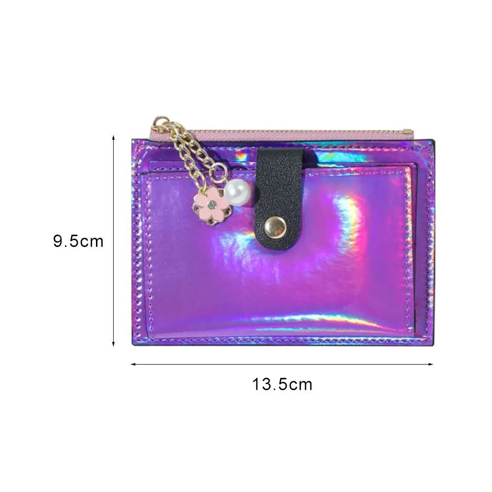 Holographic Laser Mini Wallet And Card Holder 3