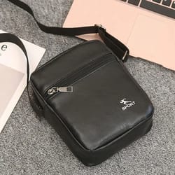 vintage pu leather messenger crossbody bag