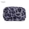 Plush Leopard Print Large Capacity Makeup Bag 9