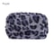 Plush Leopard Print Large Capacity Makeup Bag 9