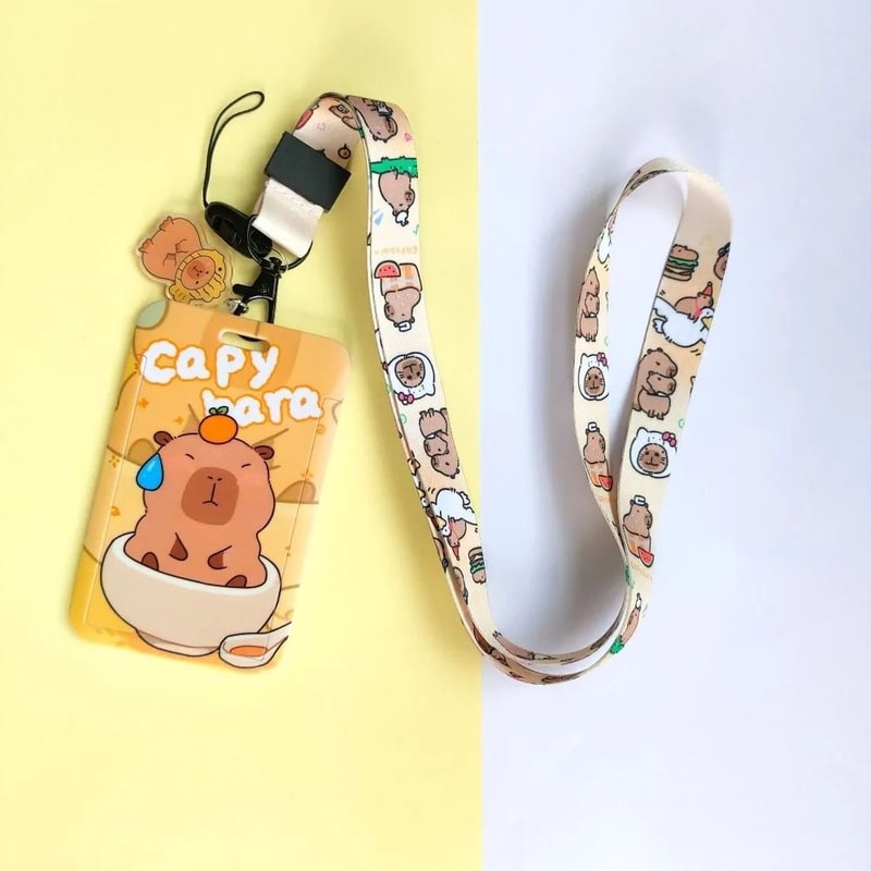 Cute Capybara Protective Card Case 5
