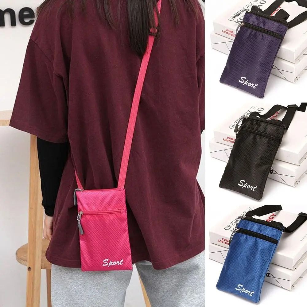 Simple Square Solid Color Crossbody Phone Bag 2