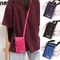 Simple Square Solid Color Crossbody Phone Bag 2