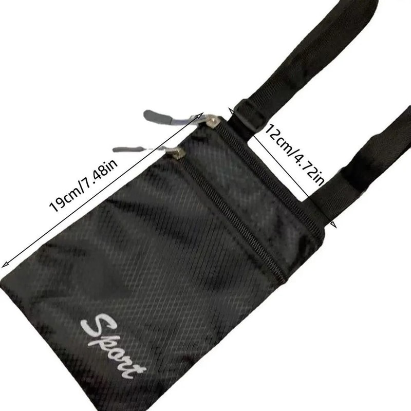 Simple Square Solid Color Crossbody Phone Bag 5