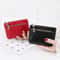 Double Zipper Heart Detail Mini Coin Purse 0