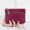 Double Zipper Heart Detail Mini Coin Purse 6