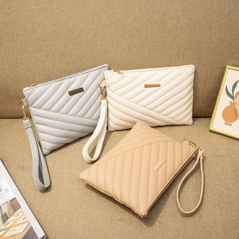 Stylish Womens Leather Envelope Wristlet 1
