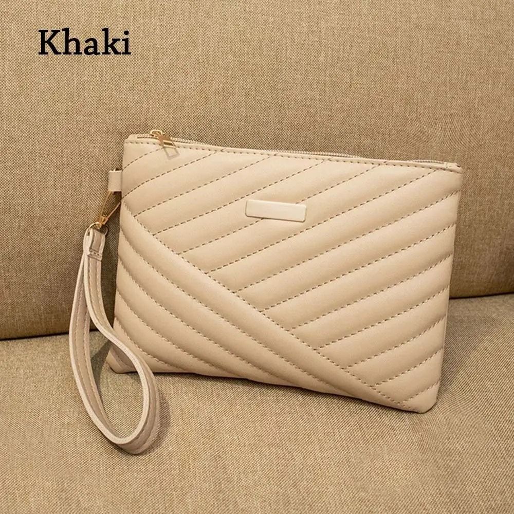 Stylish Womens Leather Envelope Wristlet 10