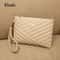 Stylish Womens Leather Envelope Wristlet 10