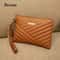 Stylish Womens Leather Envelope Wristlet 11