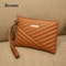 Stylish Womens Leather Envelope Wristlet 11