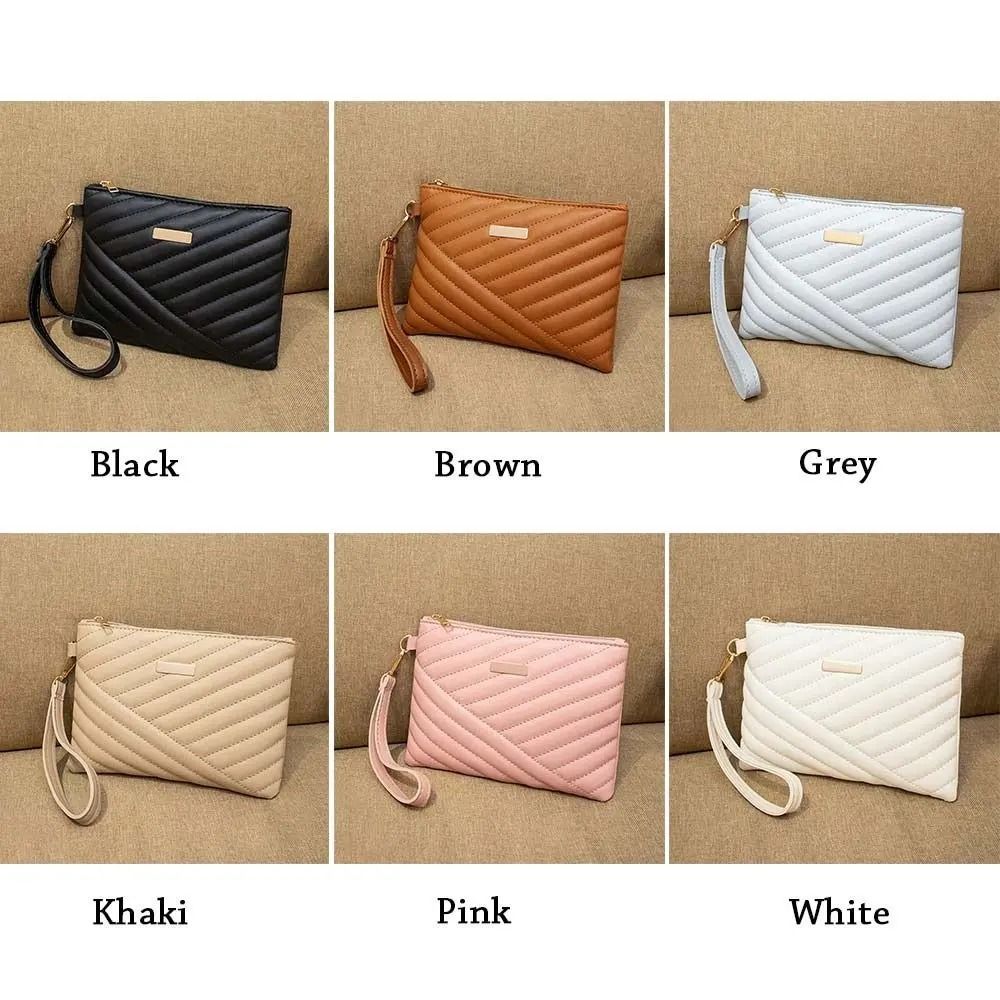 Stylish Womens Leather Envelope Wristlet 4