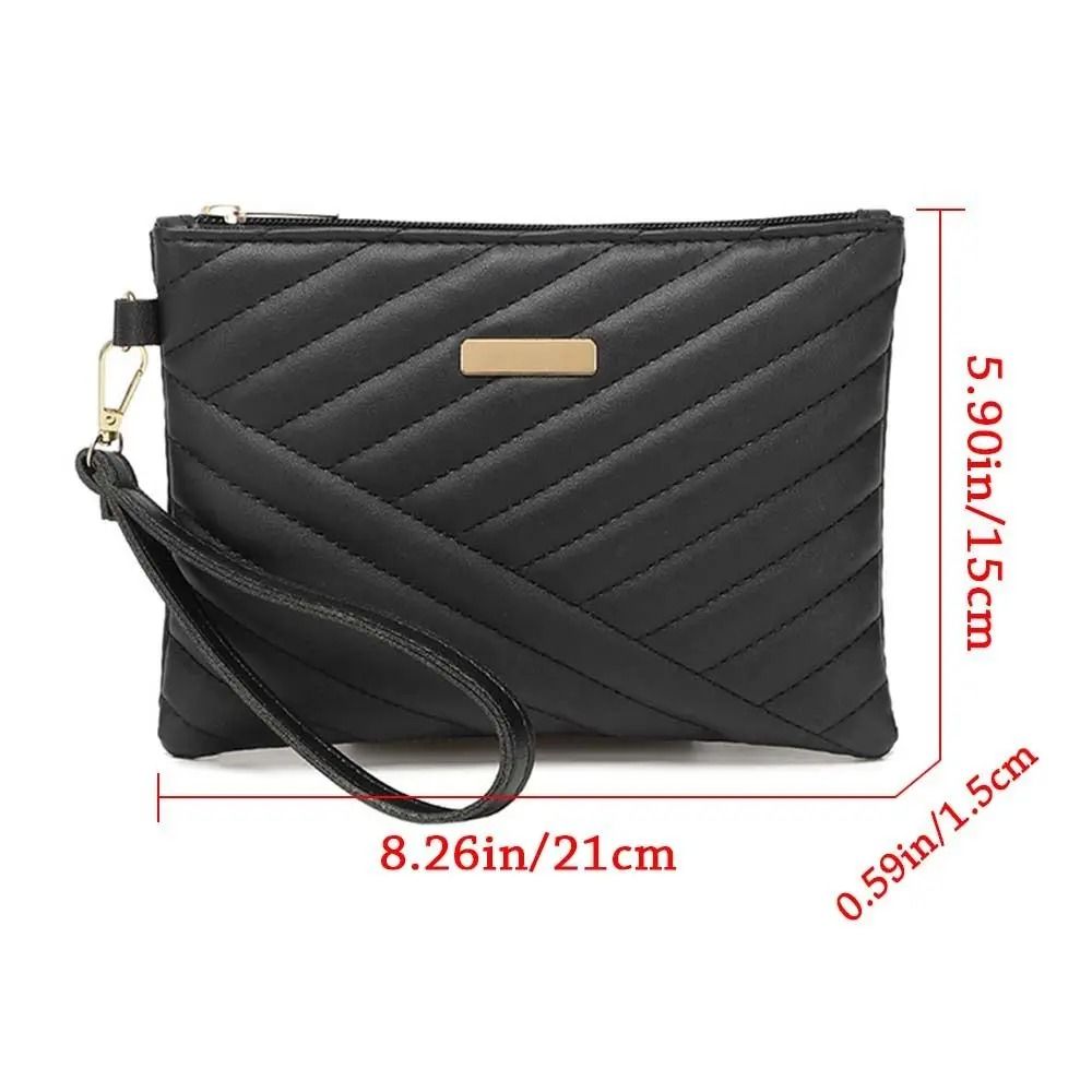 Stylish Womens Leather Envelope Wristlet 5