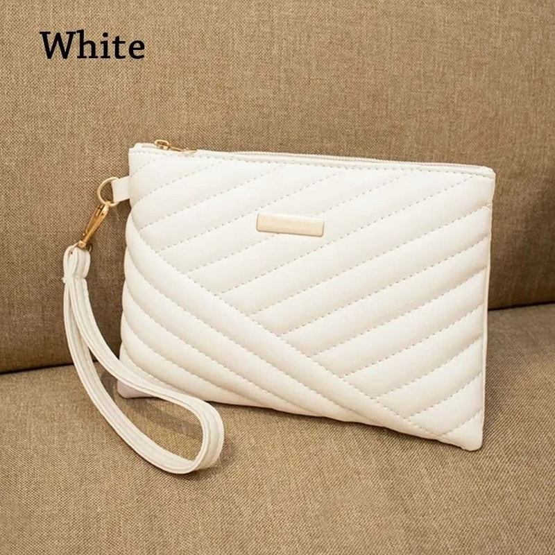 Stylish Womens Leather Envelope Wristlet 6