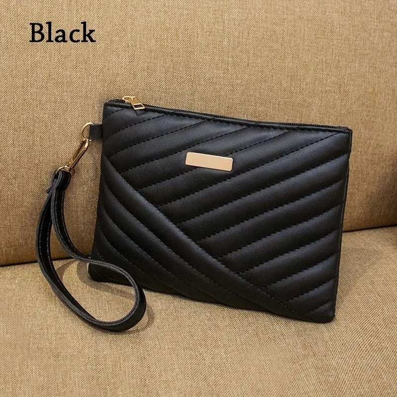 Stylish Womens Leather Envelope Wristlet 8
