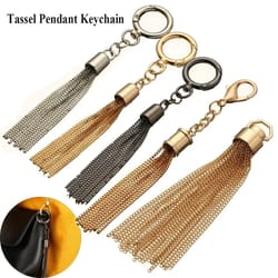 diy fashion metal tassel bag pendant