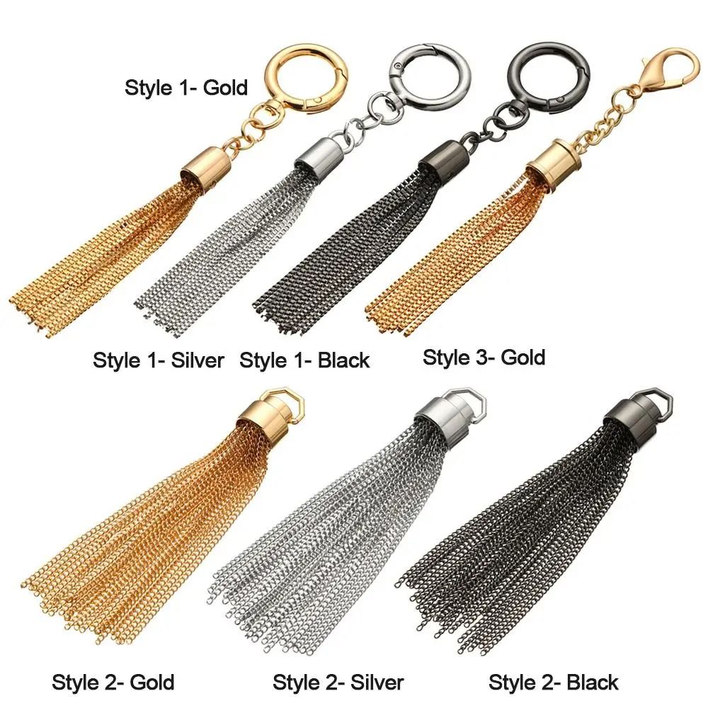 DIY Fashion Metal Tassel Bag Pendant 5