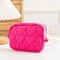 Cute Heart Quilted Mini Cosmetic Pouch 9