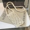 Hollow Out Woven Crochet Phone Crossbody Bag 1
