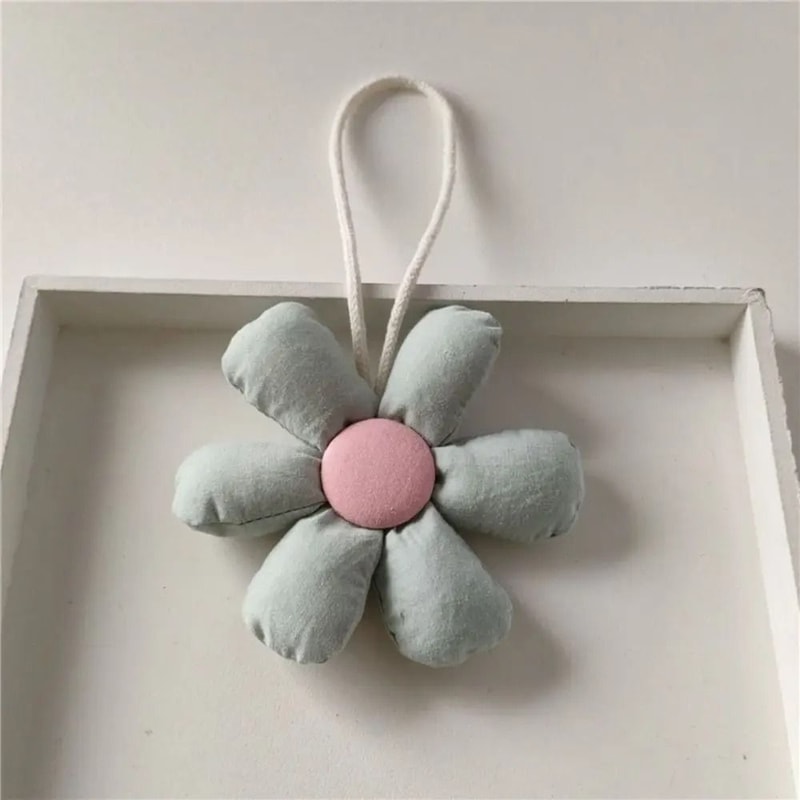 Stuffed Cloth Floral Bag Pendant Lanyard 6