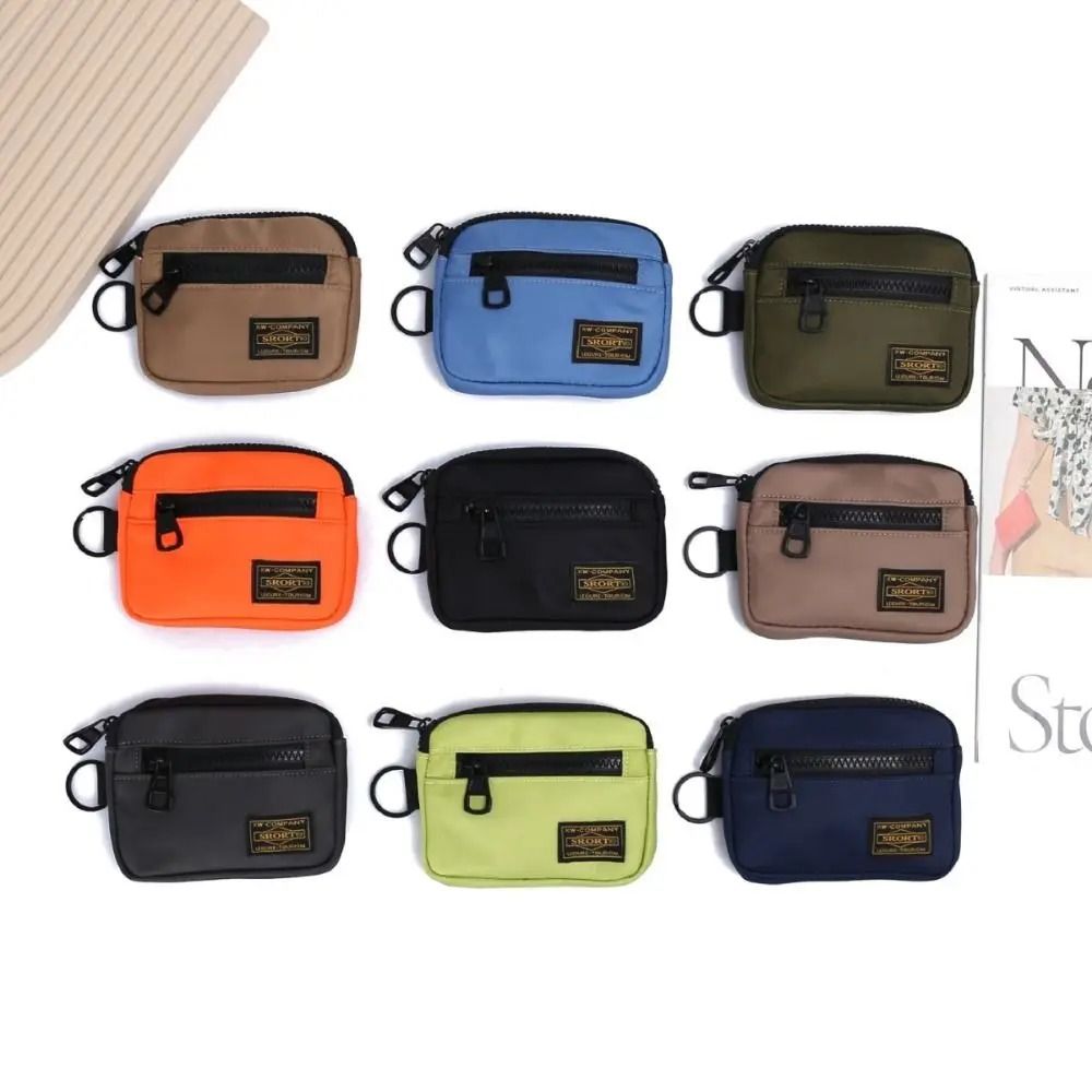 Casual Retro Canvas Mini Zipper Pouch 0