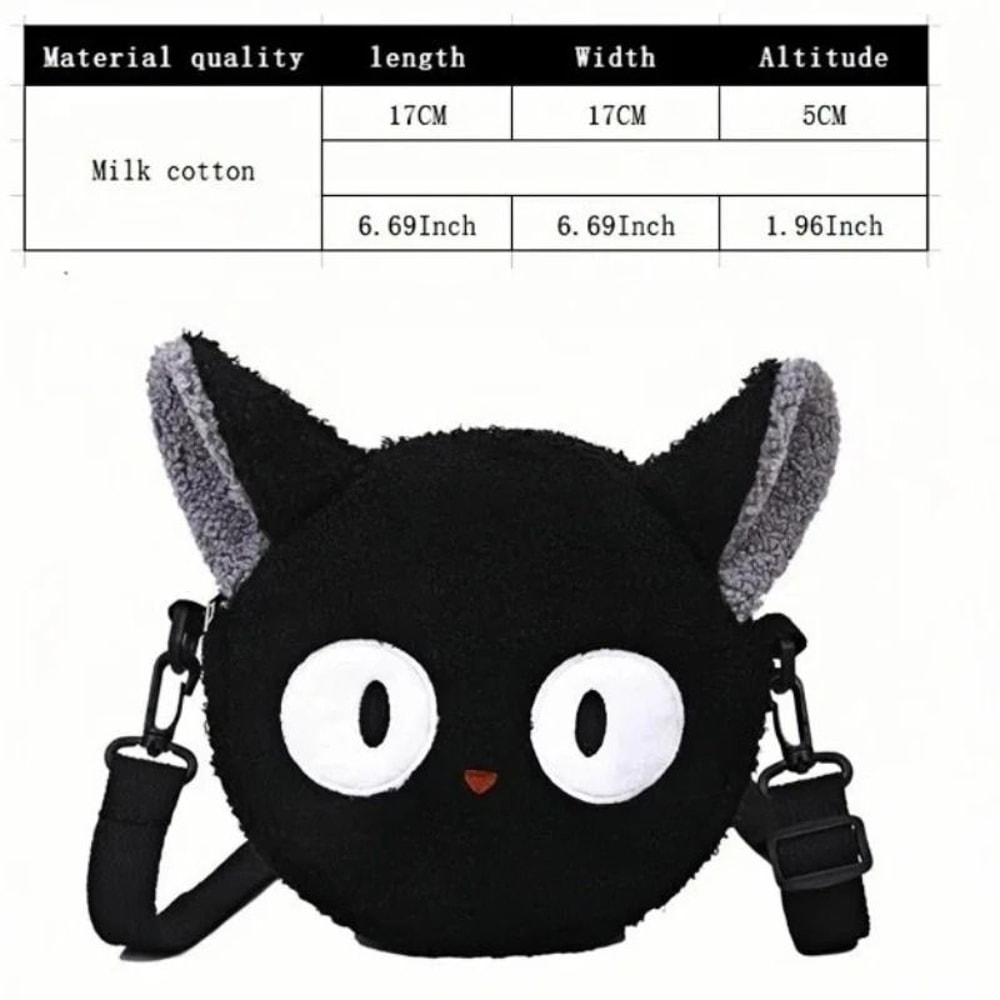 Japanese Style Kawaii Cartoon Plush Crossbody Bag 4