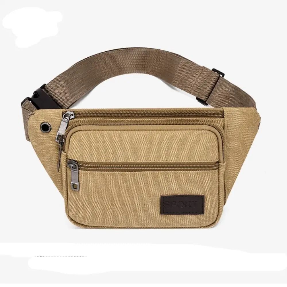 Multifunctional Canvas Waist And Chest Pack 3
