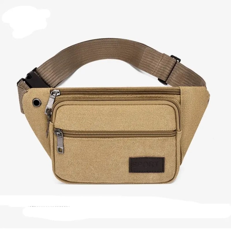 Multifunctional Canvas Waist And Chest Pack 3