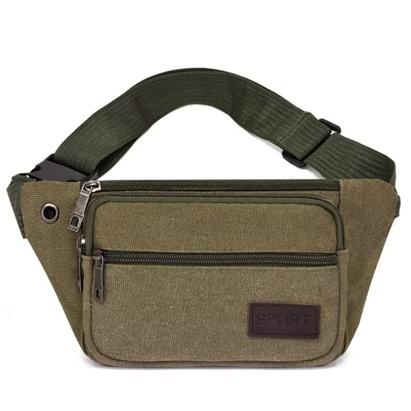 Multifunctional Canvas Waist And Chest Pack 9