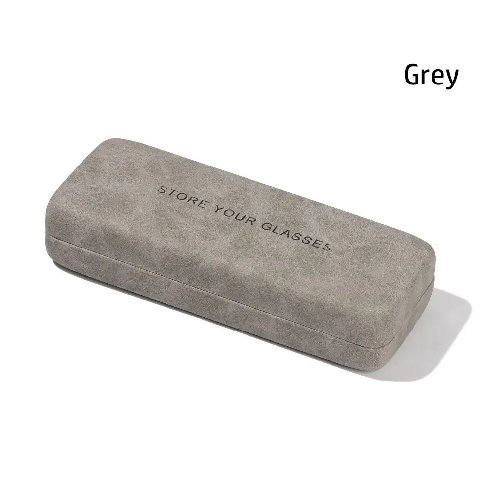 Portable Retro Steel And Leather Hard Eyeglass Case 11