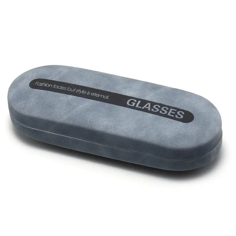 Portable Retro Steel And Leather Hard Eyeglass Case 14