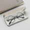Portable Retro Steel And Leather Hard Eyeglass Case 2