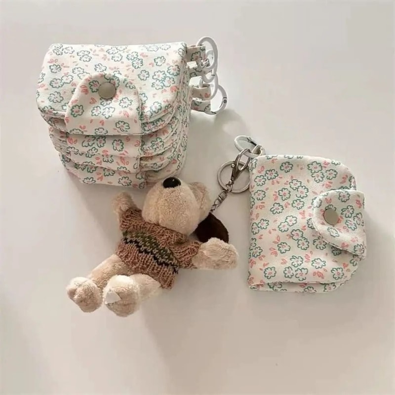 Cute Floral Korean Fashion Mini Wallet 1