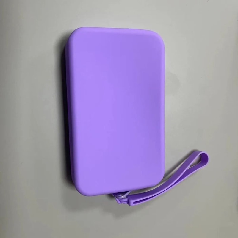 Fashion Multifunction Rectangular Silicone Wallet 9