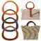 DShaped Wooden Handbag Replacement Handle 4