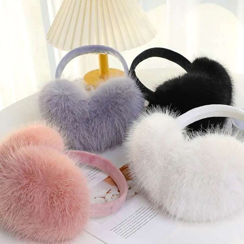 Collapsible Plush Winter Ear Warmers 0