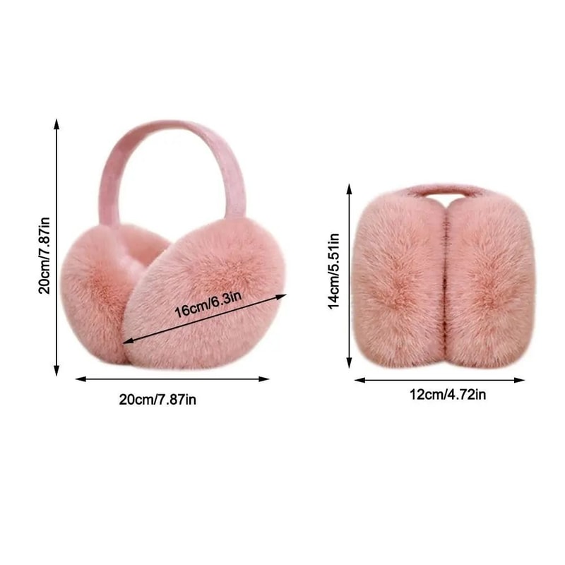 Collapsible Plush Winter Ear Warmers 5