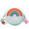 Childrens Rainbow Donut Silicone Crossbody Bag 12