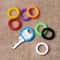 Hollow Silicone Key Cap Covers 8Piece Set 0