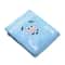 Cute Blue Towel Fabric And PU Leather Short Wallet 6