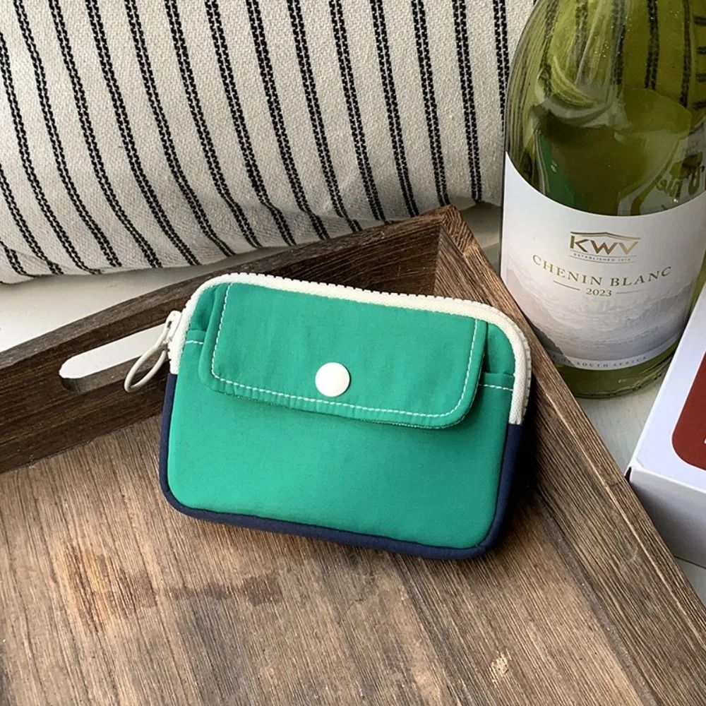 Lightweight Canvas Mini Cash And Key Pouch 7
