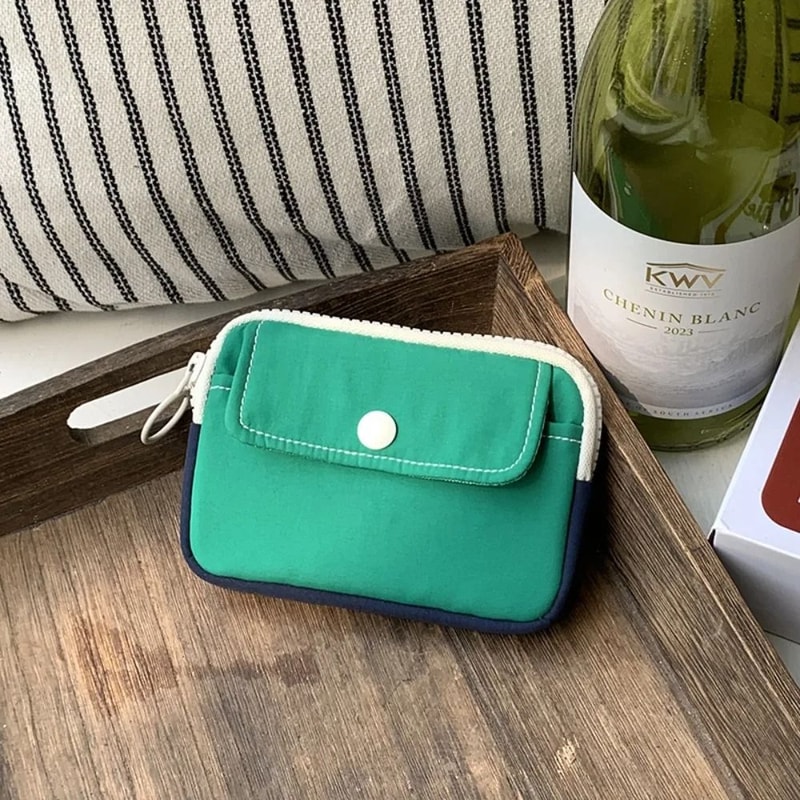 Lightweight Canvas Mini Cash And Key Pouch 7