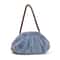Trendy Soft Faux Fur Pleated Hobo Bag 6